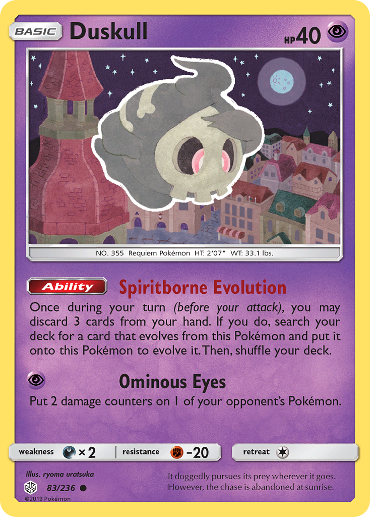 Duskull (83/236) [Sun & Moon: Cosmic Eclipse] | Good Games Morley