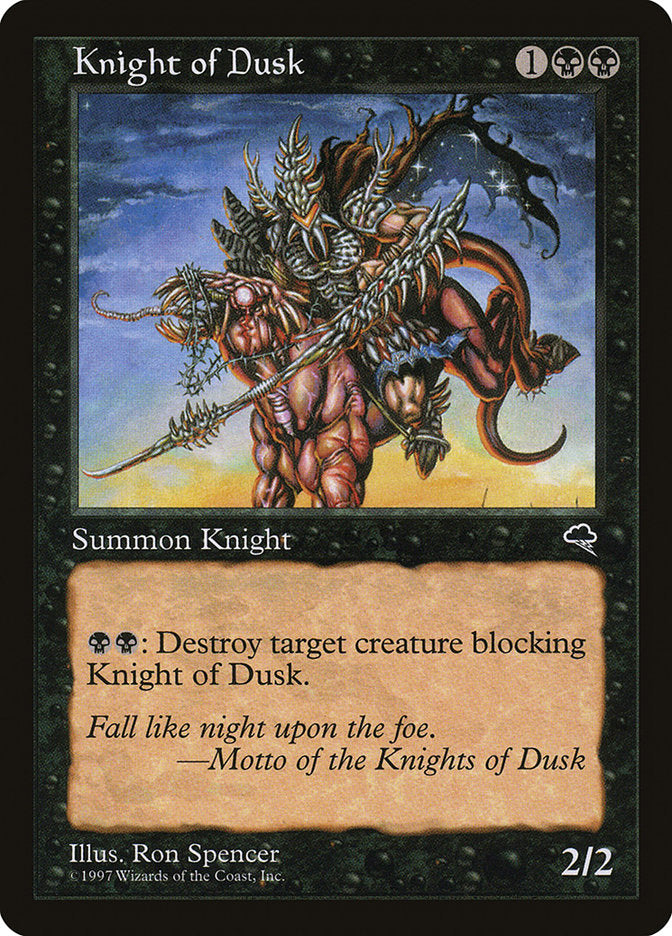 Knight of Dusk [Tempest] | Good Games Morley