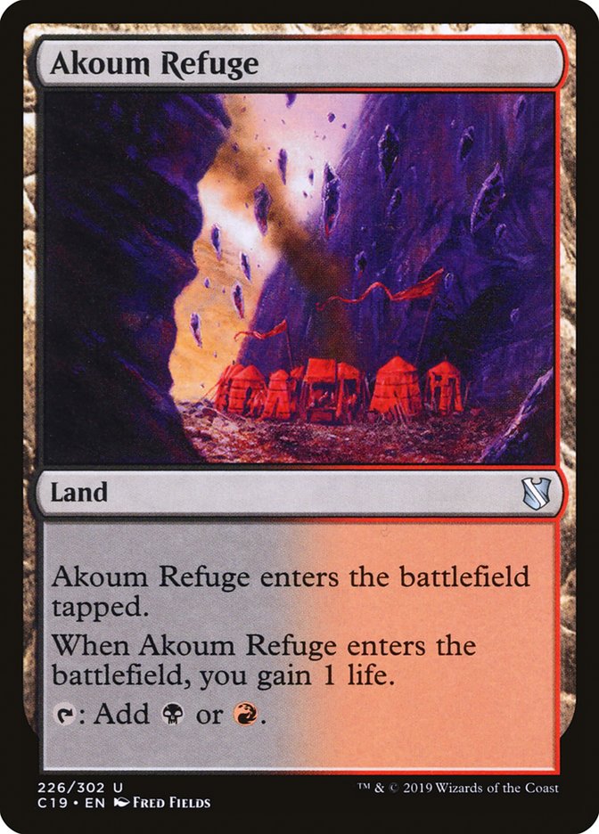 Akoum Refuge [Commander 2019] | Good Games Morley