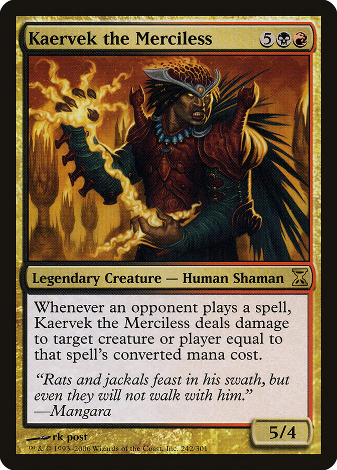 Kaervek the Merciless [Time Spiral] | Good Games Morley