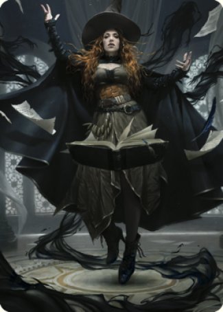 Tasha, the Witch Queen Art Card (41) [Commander Legends: Battle for Baldur's Gate Art Series] | Good Games Morley