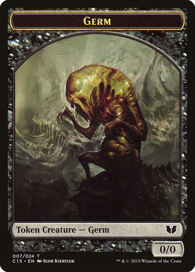 Germ // Zombie Double-Sided Token [Commander 2015 Tokens] | Good Games Morley