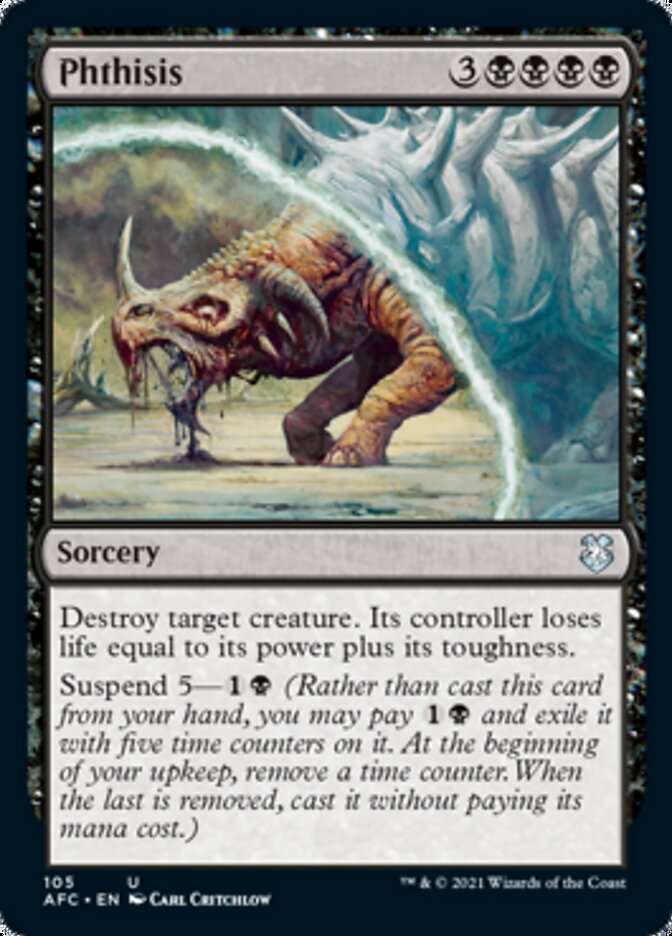 Phthisis [Dungeons & Dragons: Adventures in the Forgotten Realms Commander] | Good Games Morley