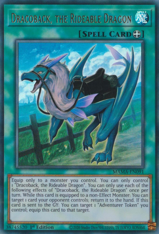 Dracoback, the Rideable Dragon [MAMA-EN091] Ultra Rare | Good Games Morley