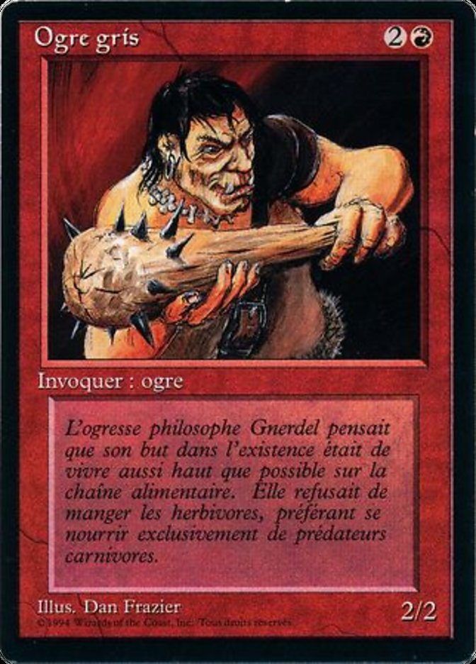 Gray Ogre [Foreign Black Border] | Good Games Morley