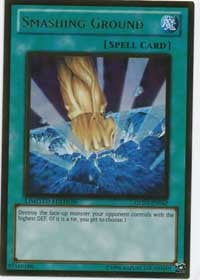 Smashing Ground [GLD3-EN042] Gold Rare | Good Games Morley
