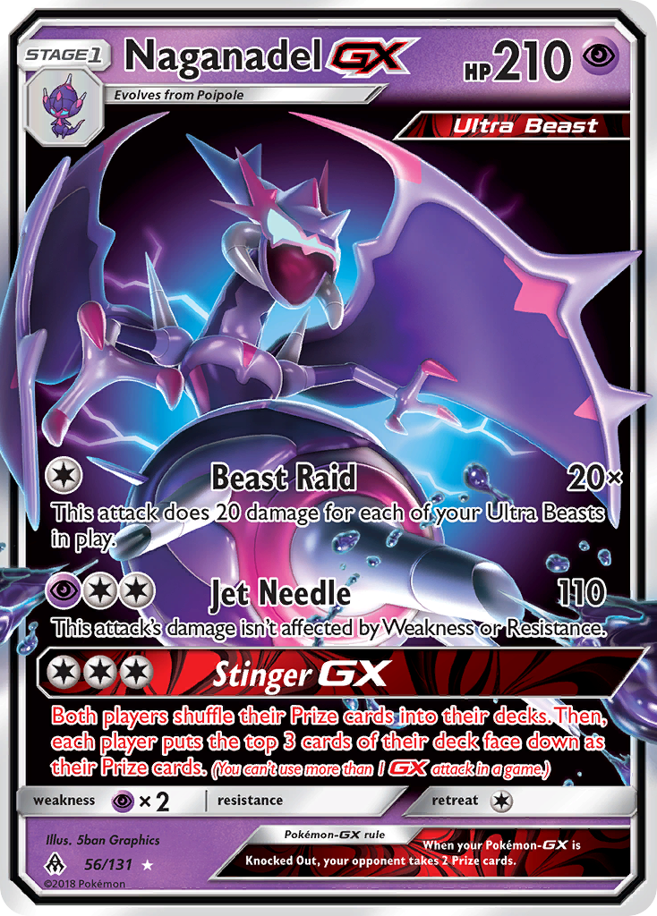 Naganadel GX (56/131) [Sun & Moon: Forbidden Light] | Good Games Morley