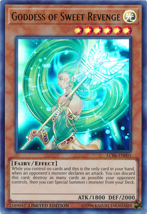 Goddess of Sweet Revenge - LC06-EN001 [LC06-EN001] Ultra Rare | Good Games Morley