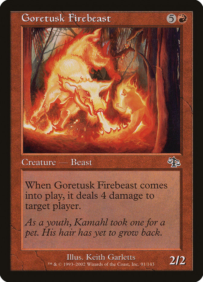 Goretusk Firebeast [Judgment] | Good Games Morley
