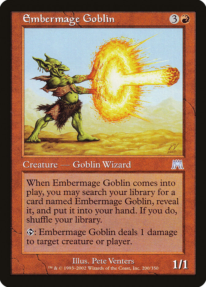 Embermage Goblin [Onslaught] | Good Games Morley