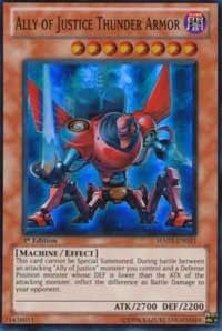 Ally of Justice Thunder Armor [HA02-EN021] Super Rare | Good Games Morley
