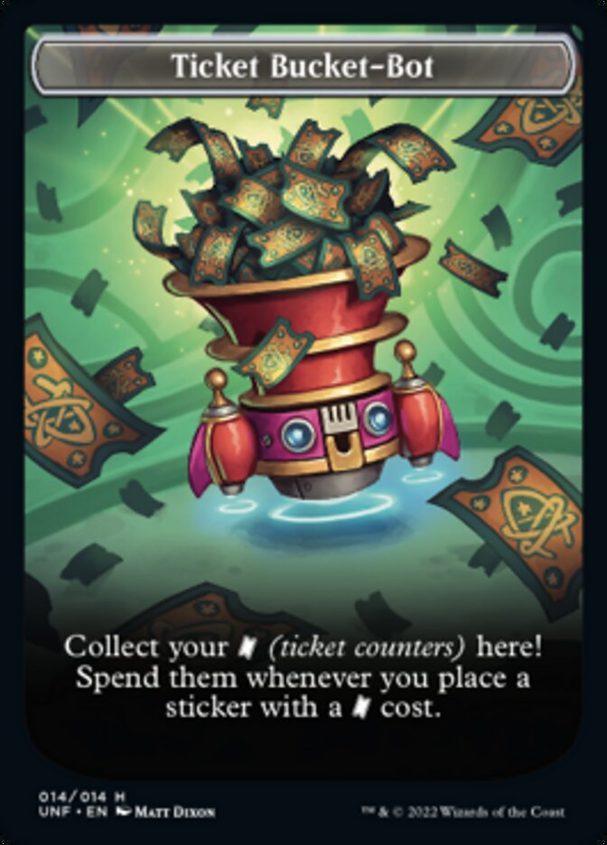 Ticket Bucket-Bot Token [Unfinity Tokens] | Good Games Morley
