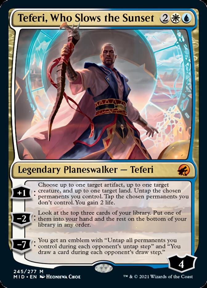 Teferi, Who Slows the Sunset [Innistrad: Midnight Hunt] | Good Games Morley