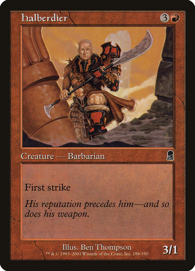 Halberdier [Odyssey] | Good Games Morley