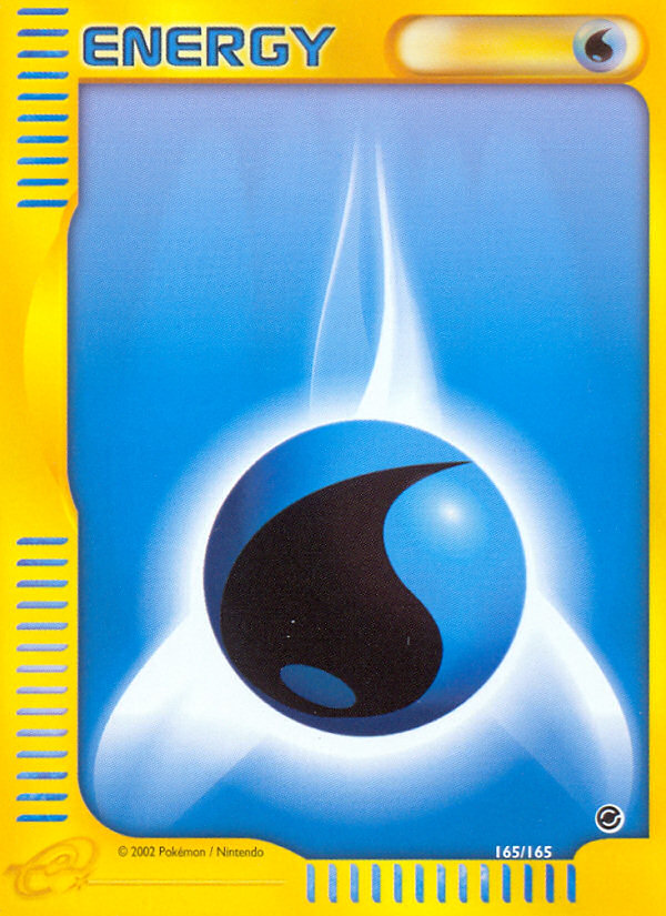 Water Energy (165/165) [Expedition: Base Set] | Good Games Morley