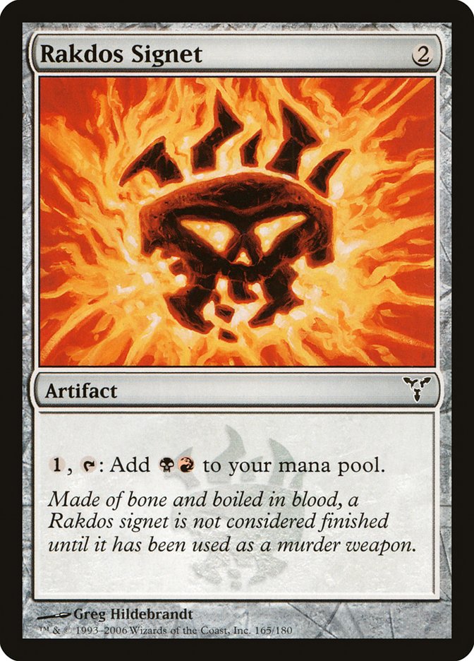 Rakdos Signet [Dissension] | Good Games Morley