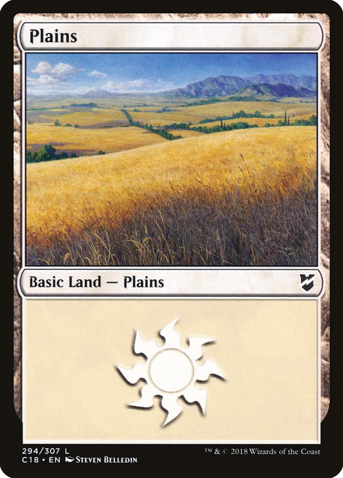 Plains (294) [Commander 2018] | Good Games Morley
