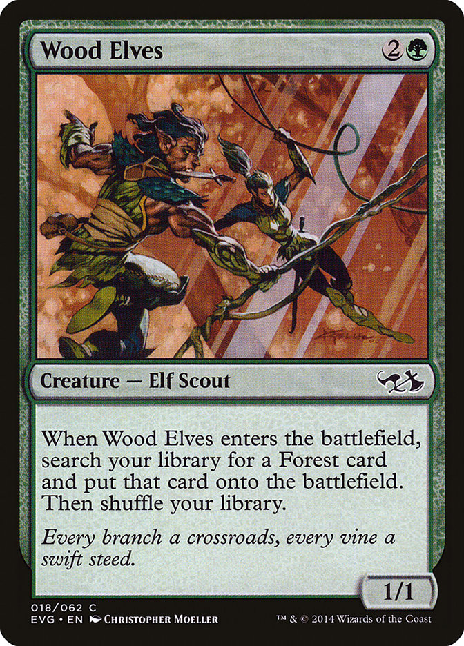 Wood Elves (Elves vs. Goblins) [Duel Decks Anthology] | Good Games Morley