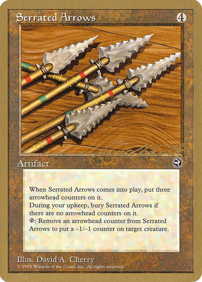 Serrated Arrows (Leon Lindback) [Pro Tour Collector Set] | Good Games Morley