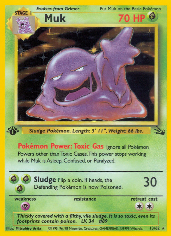 Muk (13/62) [Fossil 1st Edition] | Good Games Morley