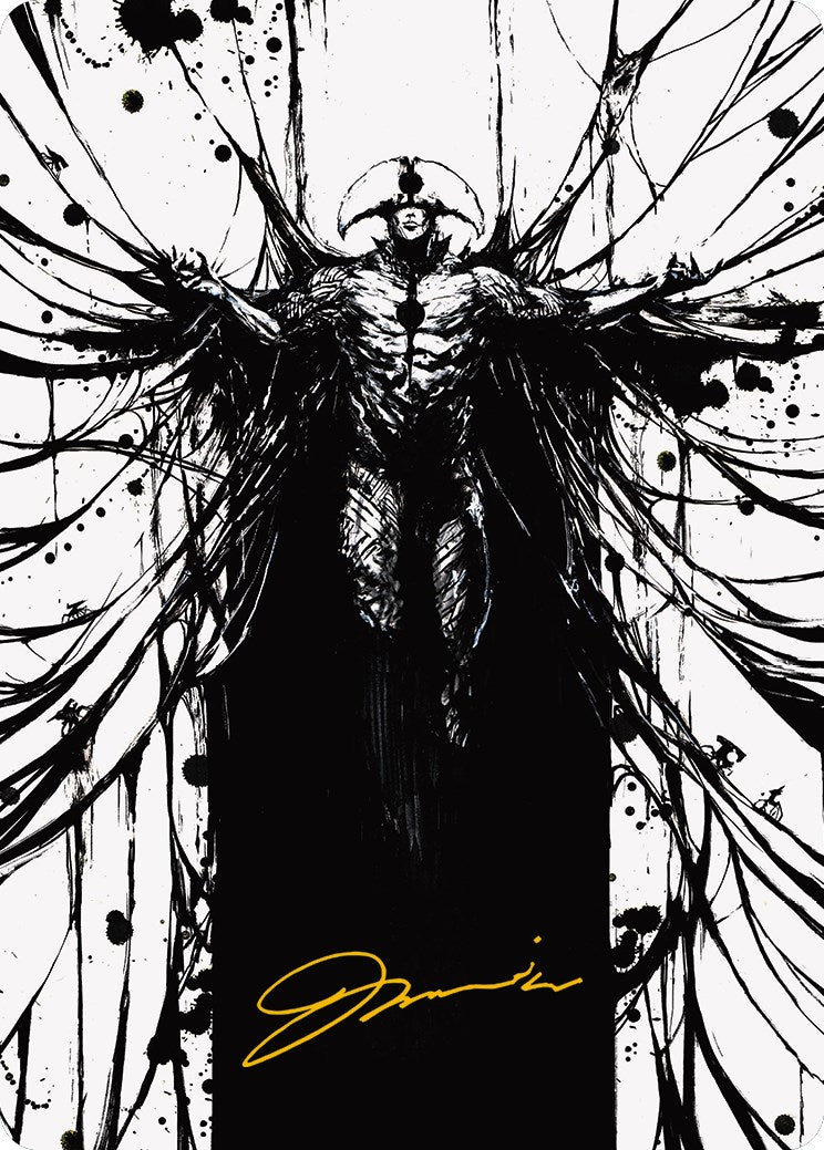 Sinew Dancer Art Card (Gold-Stamped Signature) [Phyrexia: All Will Be One Art Series] | Good Games Morley