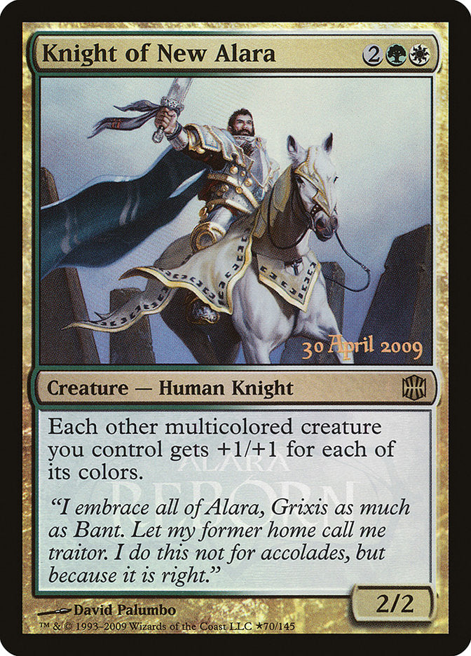 Knight of New Alara (Launch) [Alara Reborn Promos] | Good Games Morley