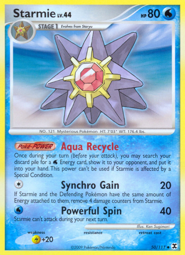 Starmie (50/111) [Platinum: Rising Rivals] | Good Games Morley