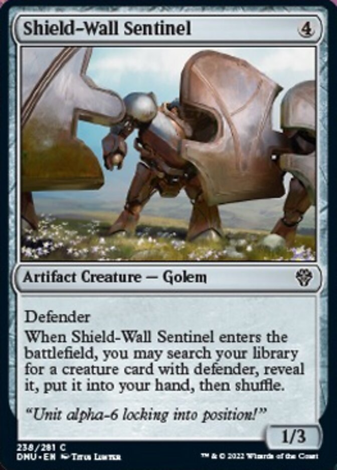 Shield-Wall Sentinel [Dominaria United] | Good Games Morley