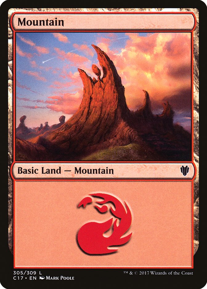 Mountain (305) [Commander 2017] | Good Games Morley