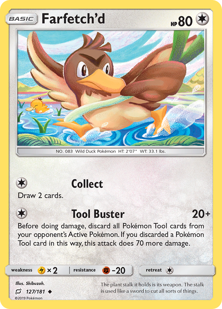 Farfetch'd (127/181) [Sun & Moon: Team Up] | Good Games Morley