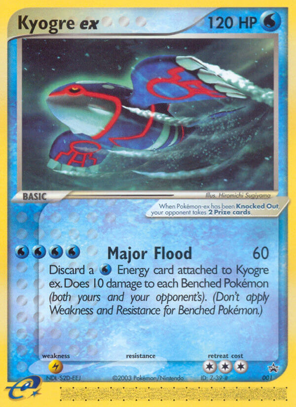 Kyogre ex (001) [Nintendo: Black Star Promos] | Good Games Morley