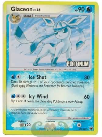 Glaceon (20/100) [Burger King Promos: 2009 Collection] | Good Games Morley