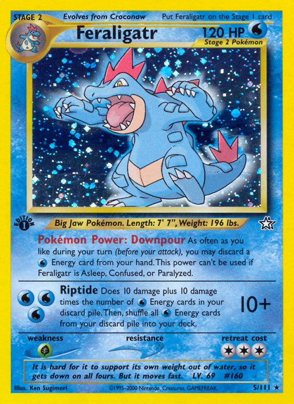 Feraligatr (5/111) [Neo Genesis 1st Edition] | Good Games Morley