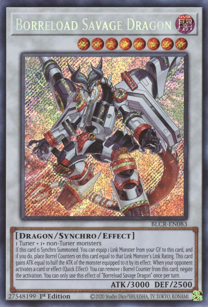 Borreload Savage Dragon [BLCR-EN083] Secret Rare | Good Games Morley