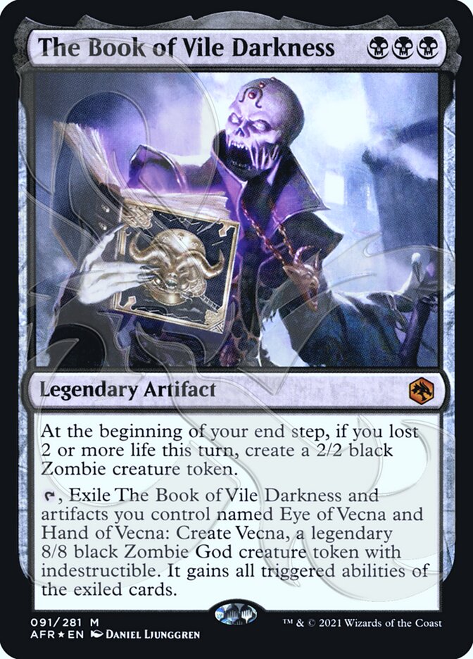 The Book of Vile Darkness (Ampersand Promo) [Dungeons & Dragons: Adventures in the Forgotten Realms Promos] | Good Games Morley