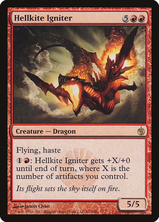 Hellkite Igniter [Mirrodin Besieged] | Good Games Morley