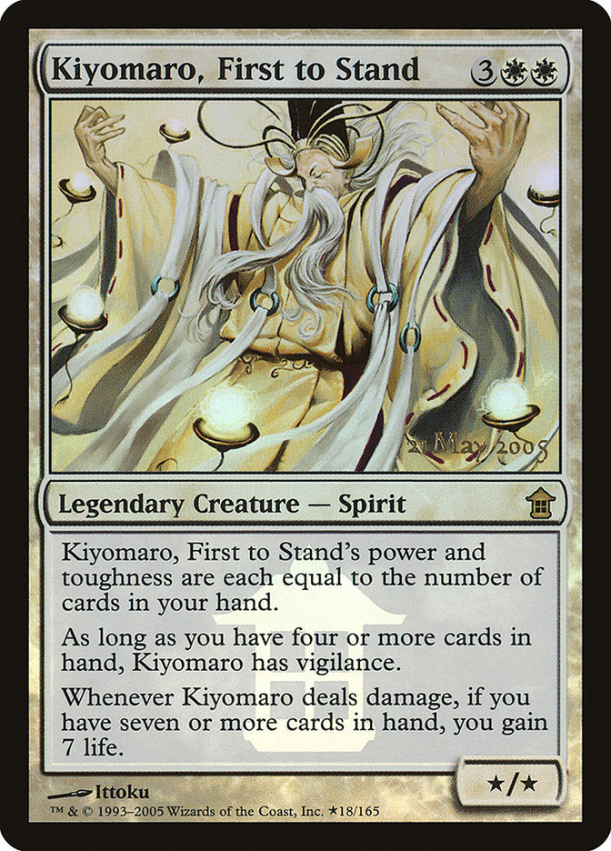 Kiyomaro, First to Stand [Saviors of Kamigawa Promos] | Good Games Morley