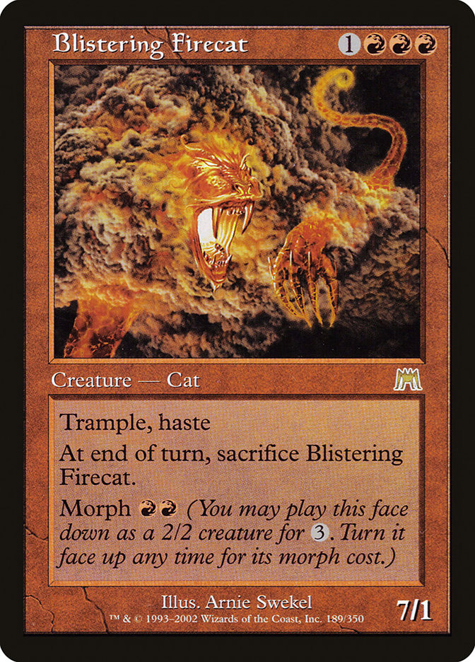 Blistering Firecat [Onslaught] | Good Games Morley