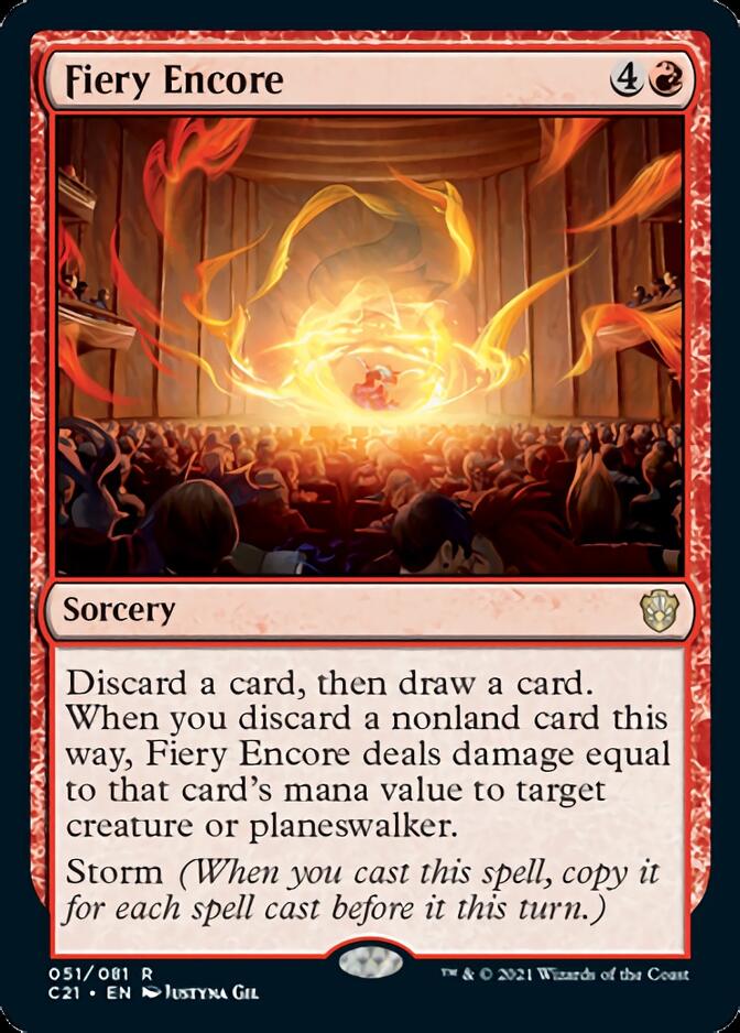 Fiery Encore [Commander 2021] | Good Games Morley