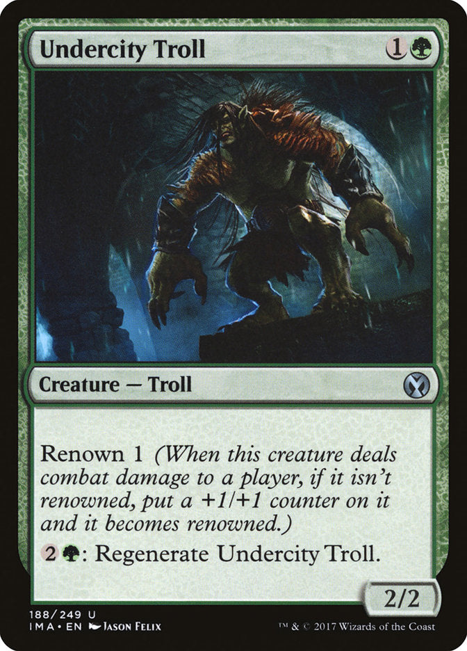 Undercity Troll [Iconic Masters] | Good Games Morley