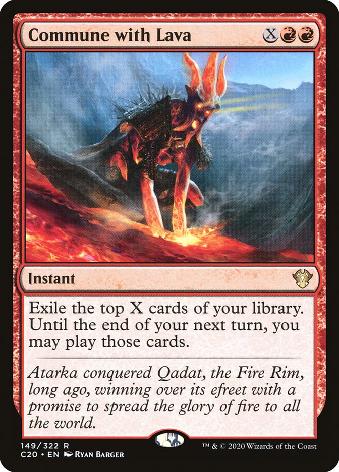 Commune with Lava [Commander 2020] | Good Games Morley