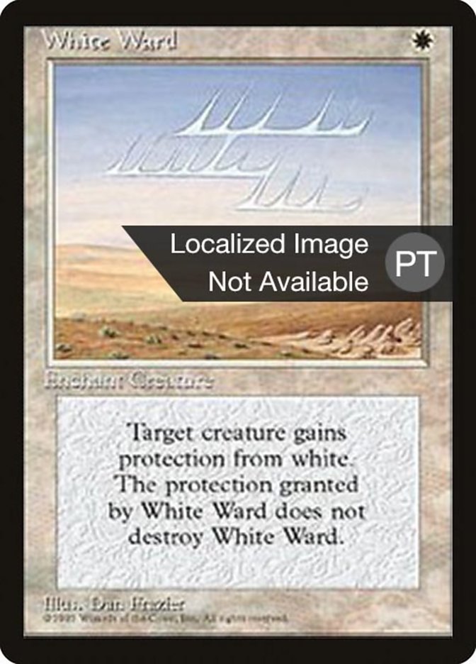 White Ward [Fourth Edition (Foreign Black Border)] | Good Games Morley