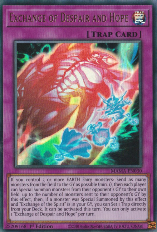 Exchange of Despair and Hope [MAMA-EN030] Ultra Rare | Good Games Morley