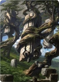 Forest 2 Art Card [Zendikar Rising Art Series] | Good Games Morley