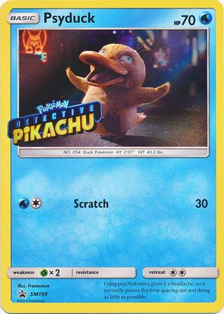 Psyduck Detective (SM199) (Pikachu Stamped) [Sun & Moon: Black Star Promos] | Good Games Morley