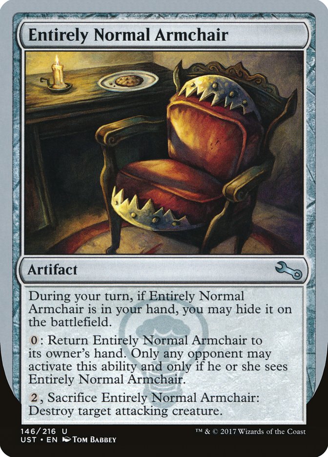 Entirely Normal Armchair [Unstable] | Good Games Morley