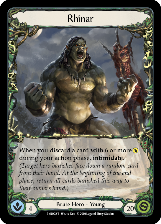 Rhinar [RNR002-T] (Rhinar Hero Deck)  1st Edition Normal | Good Games Morley