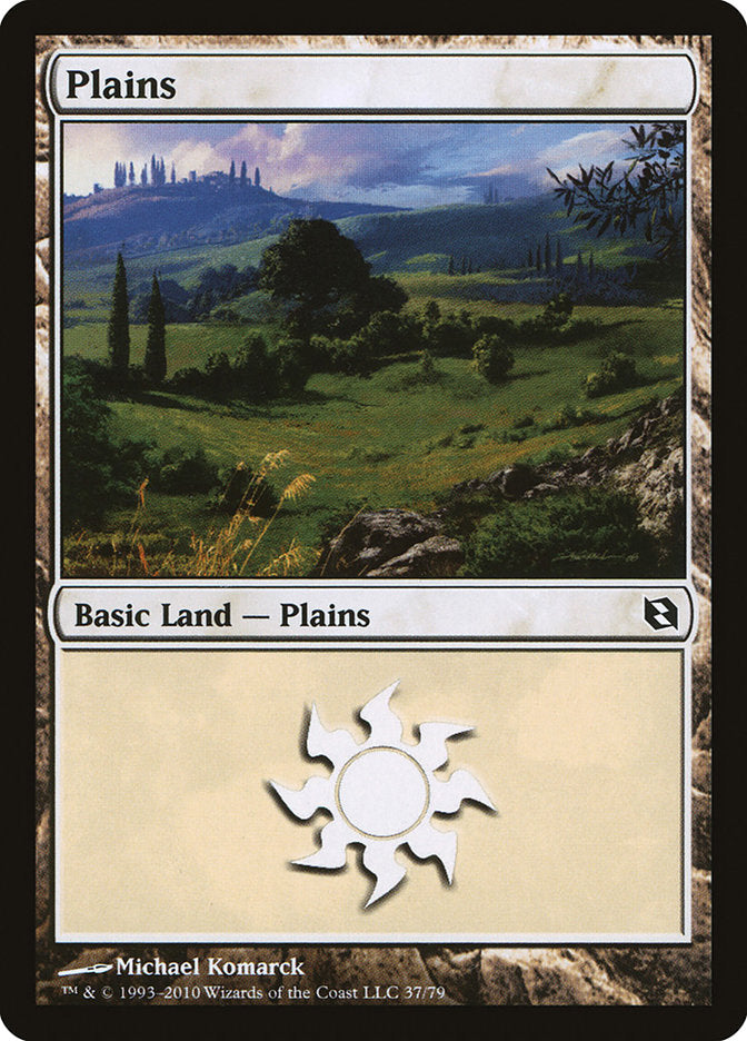 Plains (37) [Duel Decks: Elspeth vs. Tezzeret] | Good Games Morley