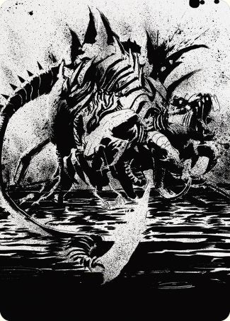 Karumonix, the Rat King Art Card [Phyrexia: All Will Be One Art Series] | Good Games Morley