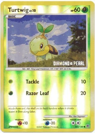 Turtwig (103/130) [Burger King Promos: 2008 Collection] | Good Games Morley